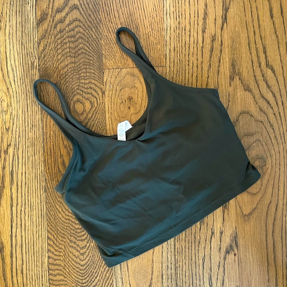 lululemon athletica Dark Green Tank Top